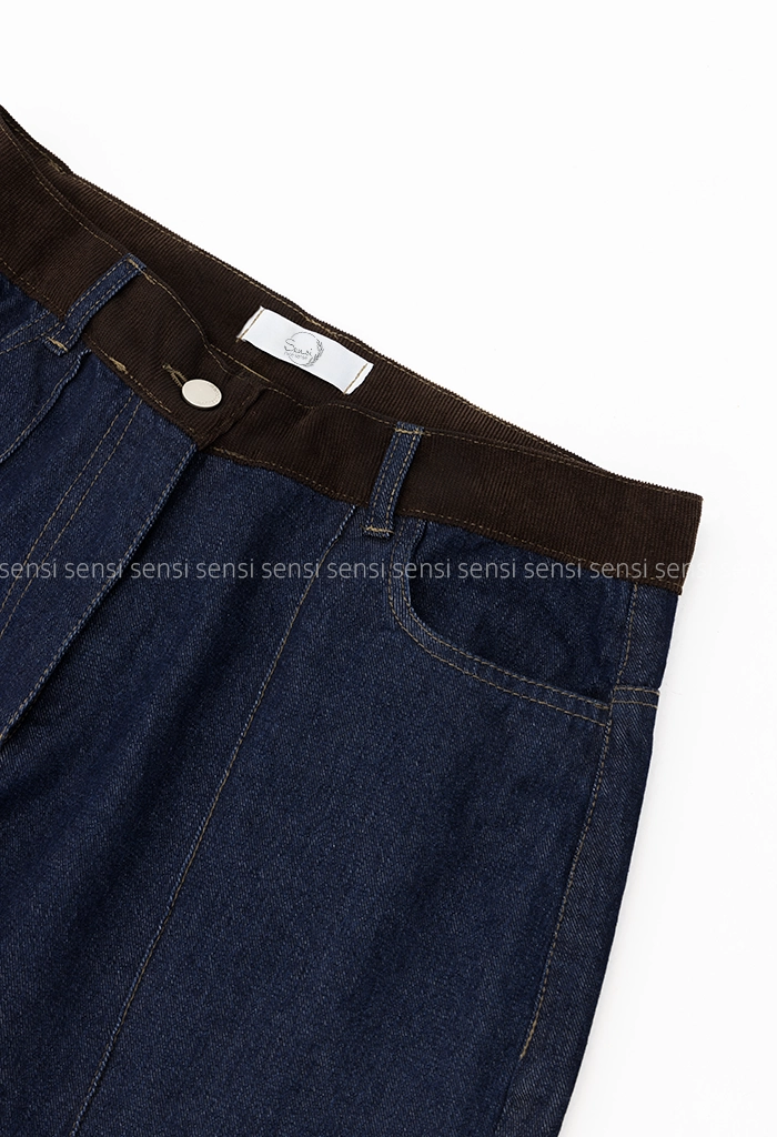 ست کت شلوار جین تیکه خورکد1005190